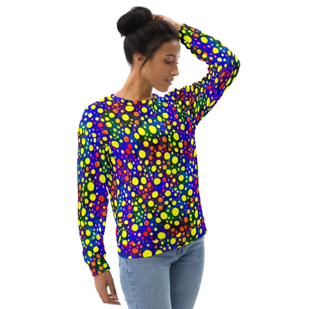Ultraviolet Bubbles on Sweatshirt — Right Front