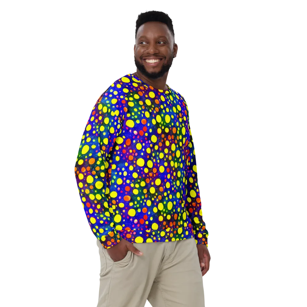 Ultraviolet Bubbles on Sweatshirt — Front
