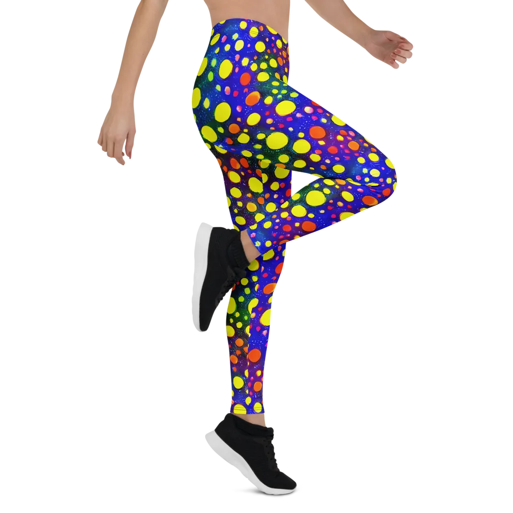 Ultraviolet Bubbles on Leggings — Right