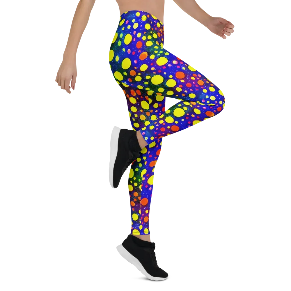 Ultraviolet Bubbles on Leggings — Right