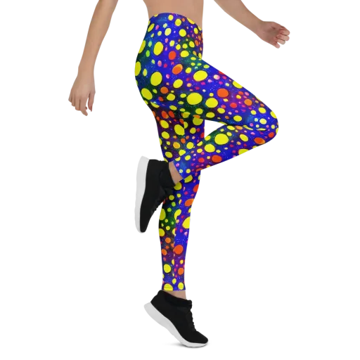 Ultraviolet Bubbles on a Leggings