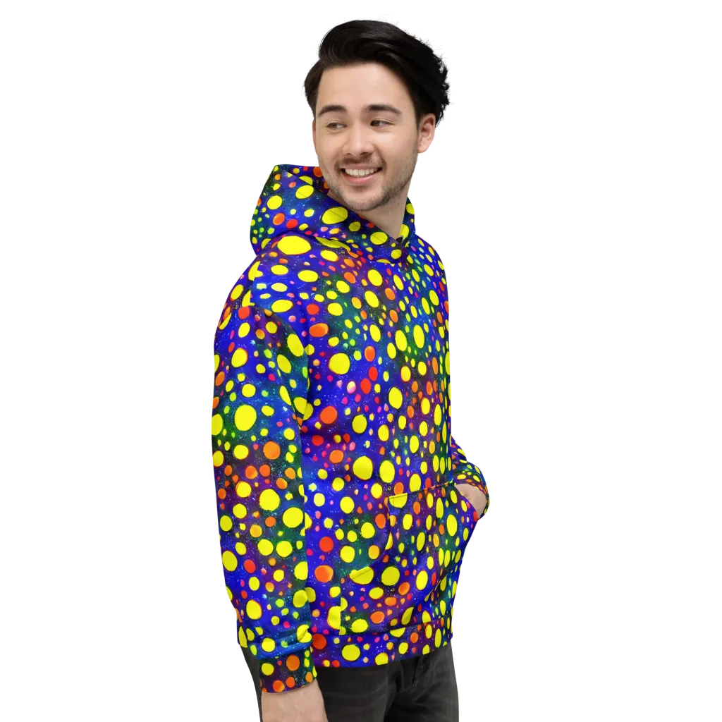 Ultraviolet Bubbles on Hoodie — Right