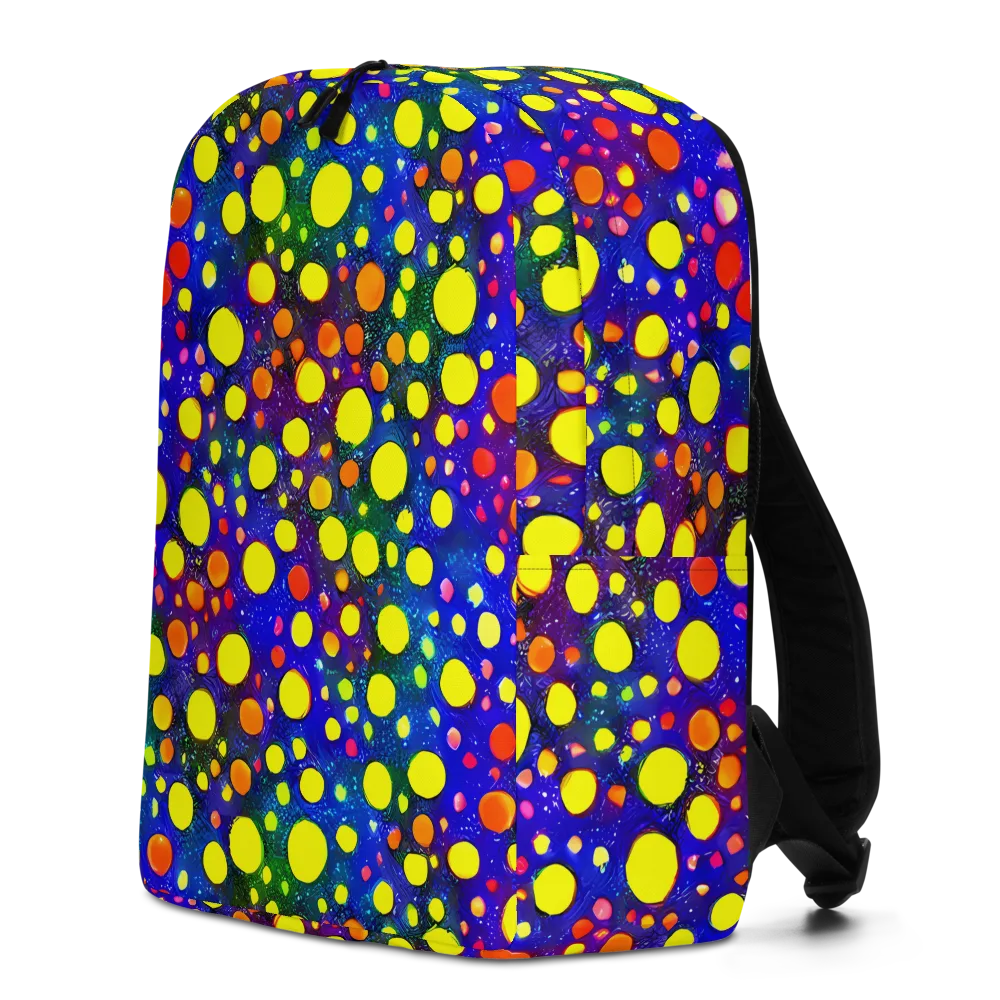 Ultraviolet Bubbles on Minimalist Backpack — Left