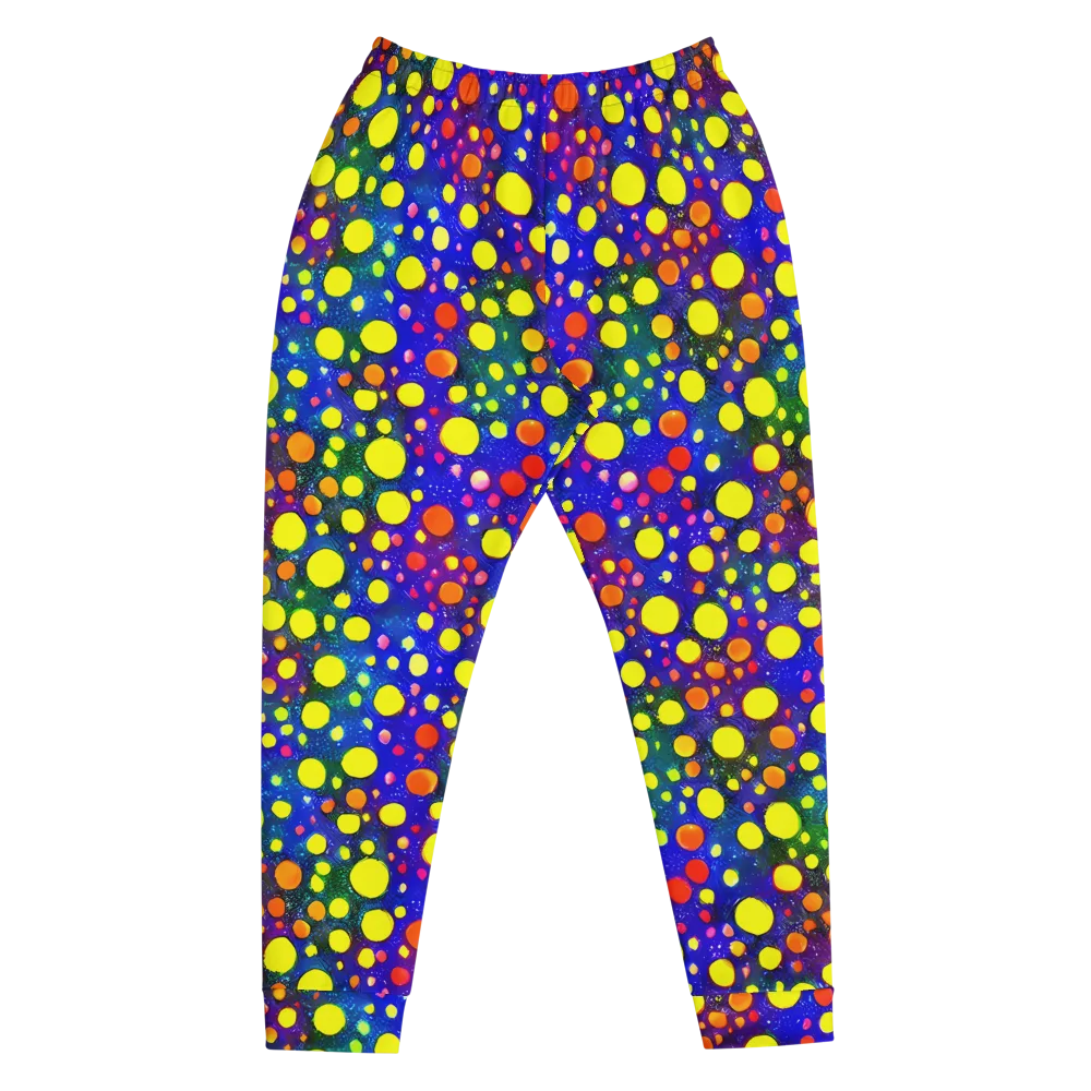 Ultraviolet Bubbles on Men's Joggers — Front