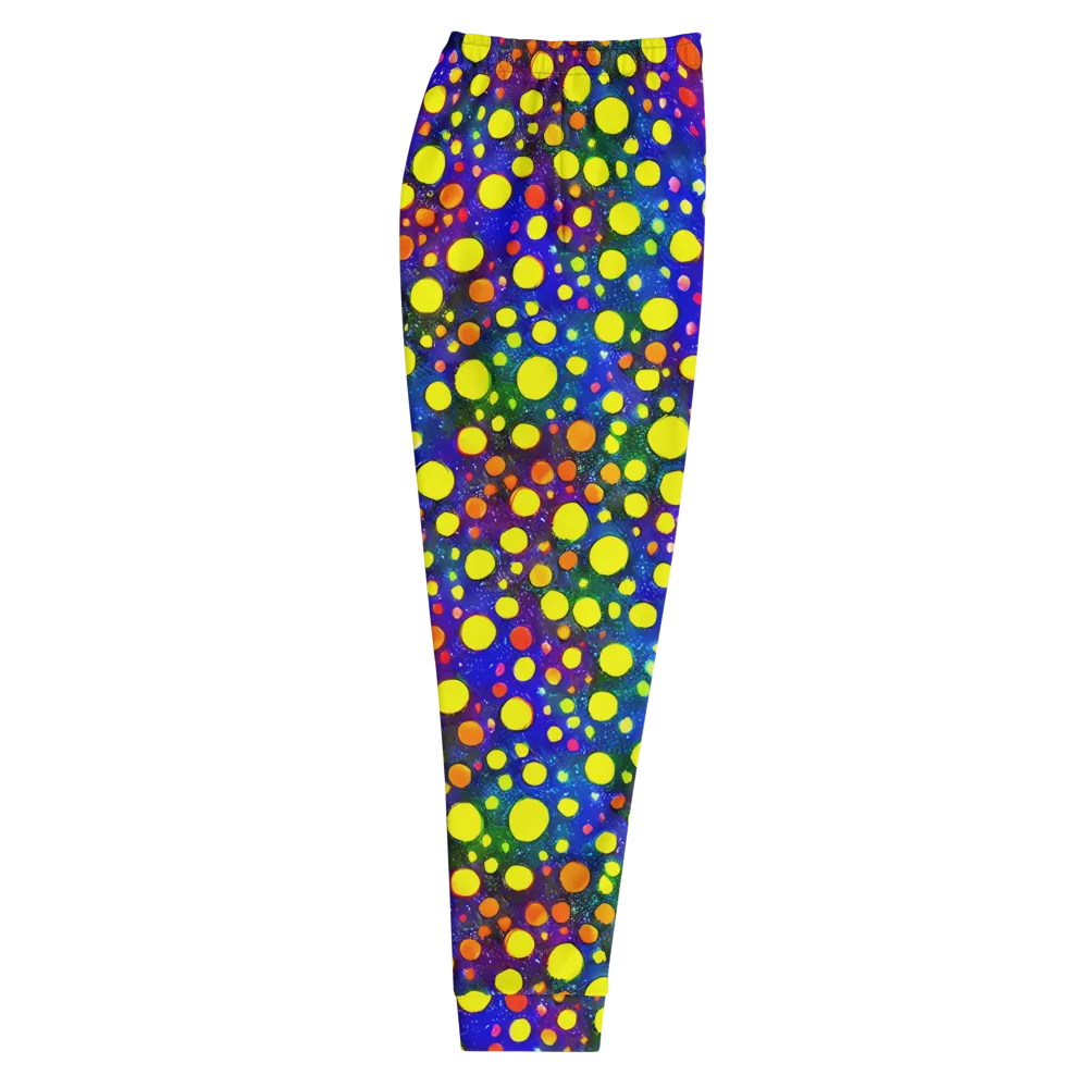 Ultraviolet Bubbles on Men's Joggers — Right