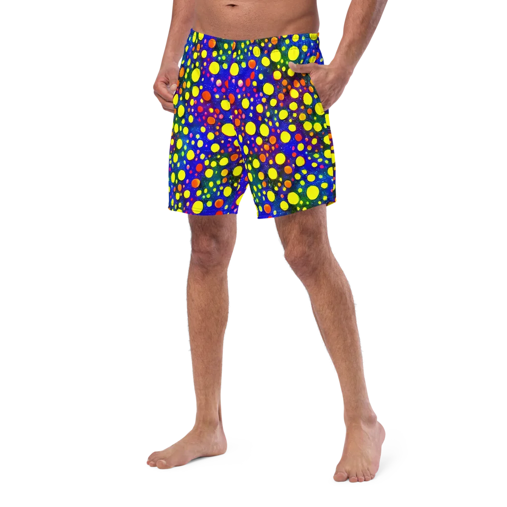 Ultraviolet Bubbles on Swim Trunks — Left Front