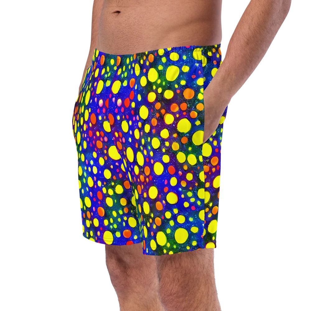 Ultraviolet Bubbles on Swim Trunks — Left Front