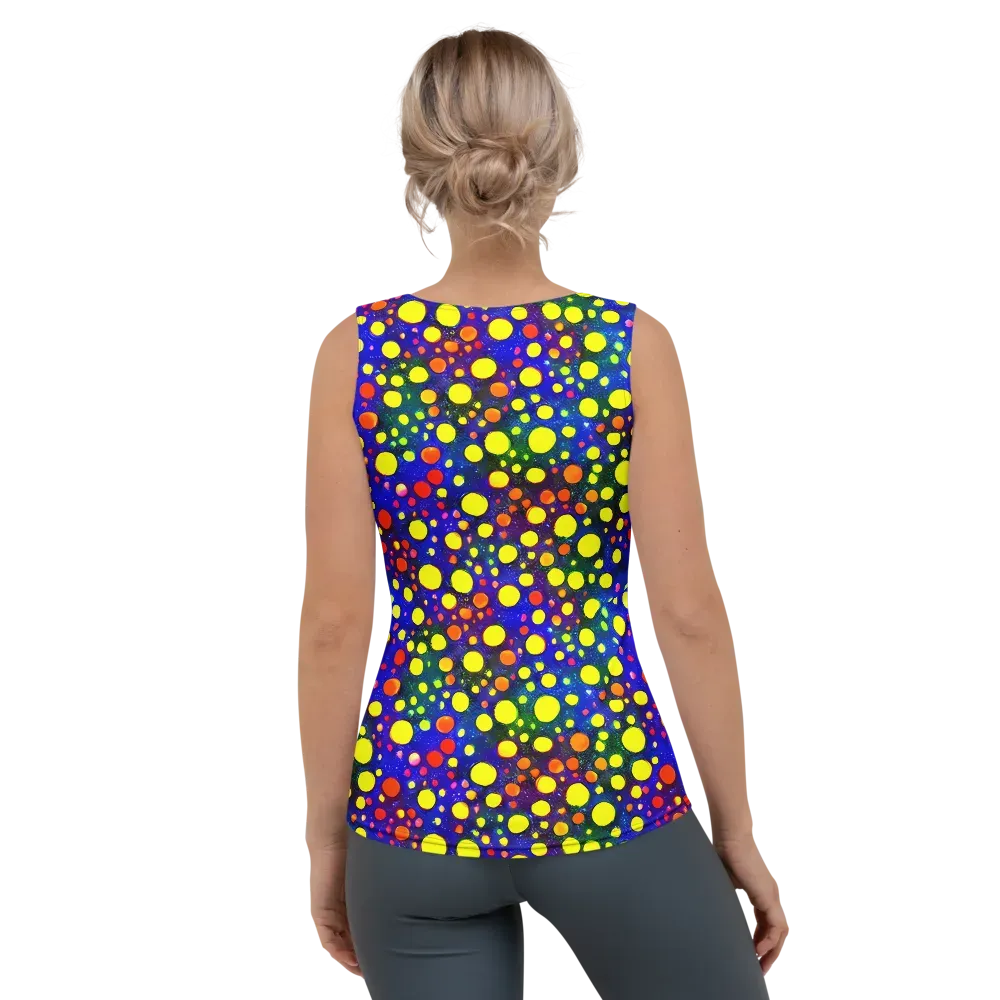 Ultraviolet Bubbles on Women's Tank Top — Back