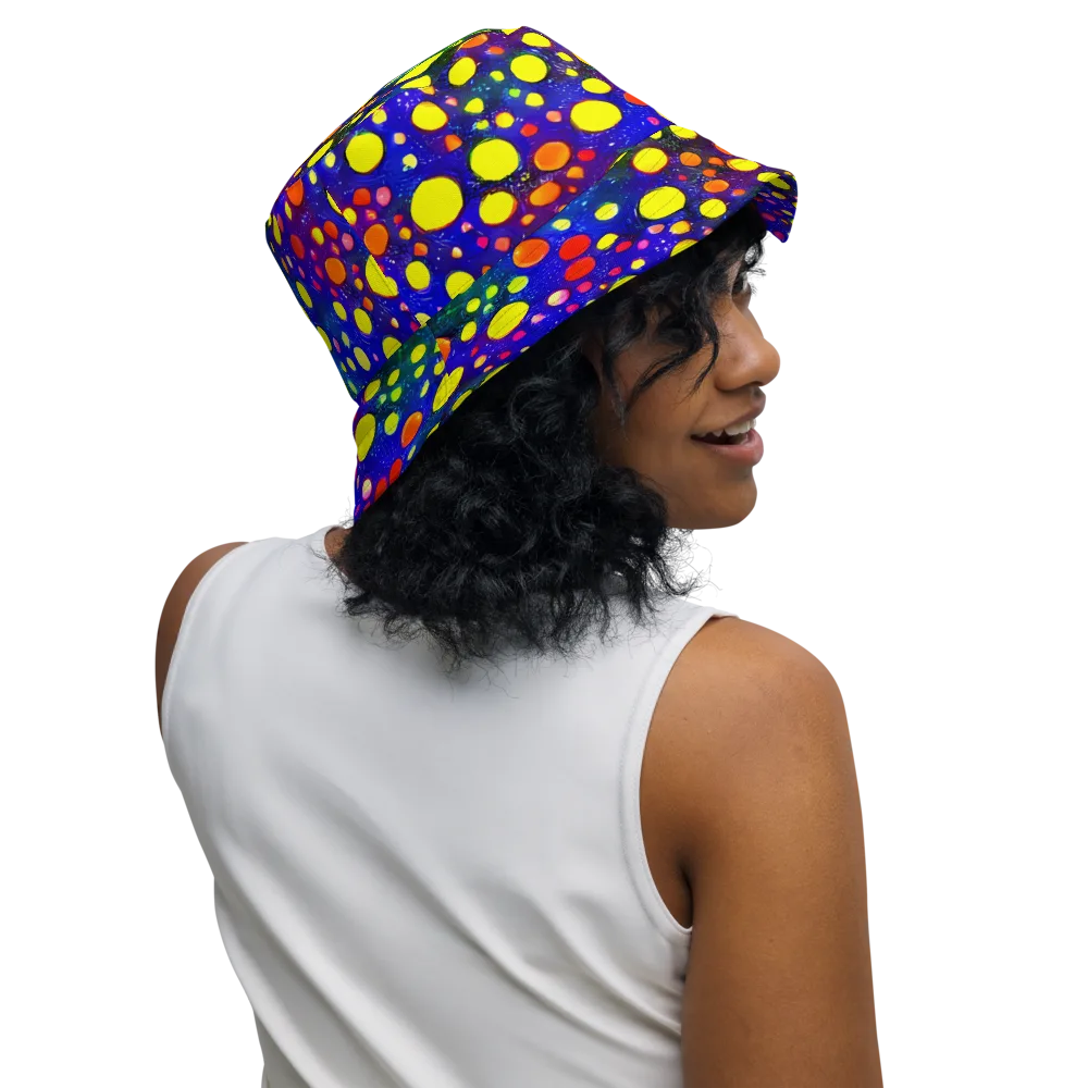 Ultraviolet Bubbles on Reversible Bucket Hat — Right Outside