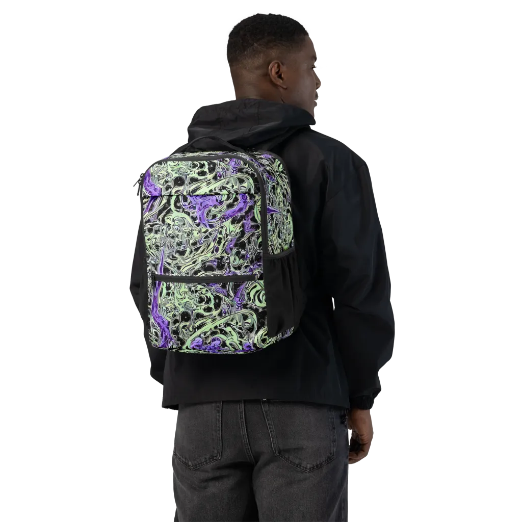 Psychic Vortex on Utility Backpack — Back