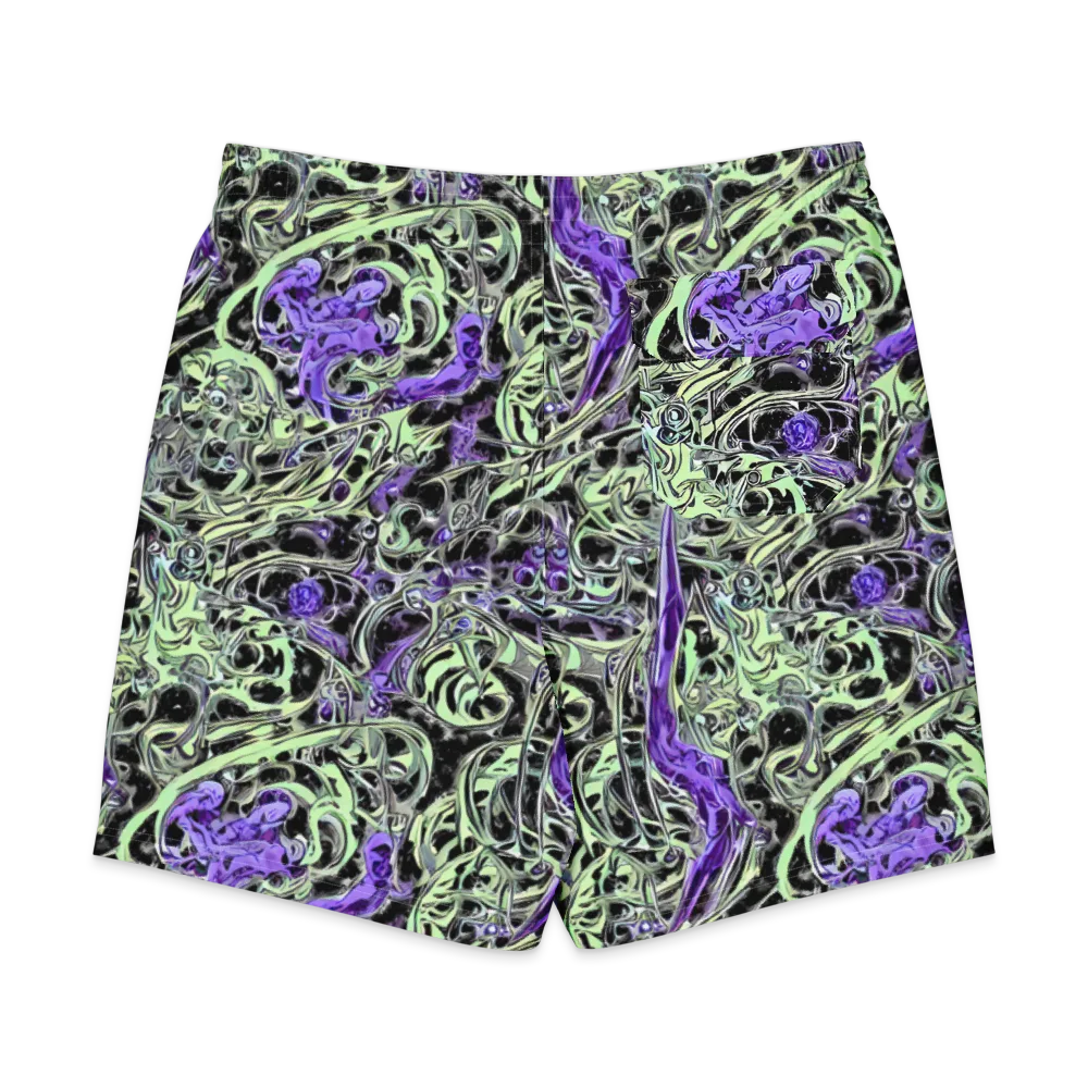 Psychic Vortex on Men's Board Shorts — Back