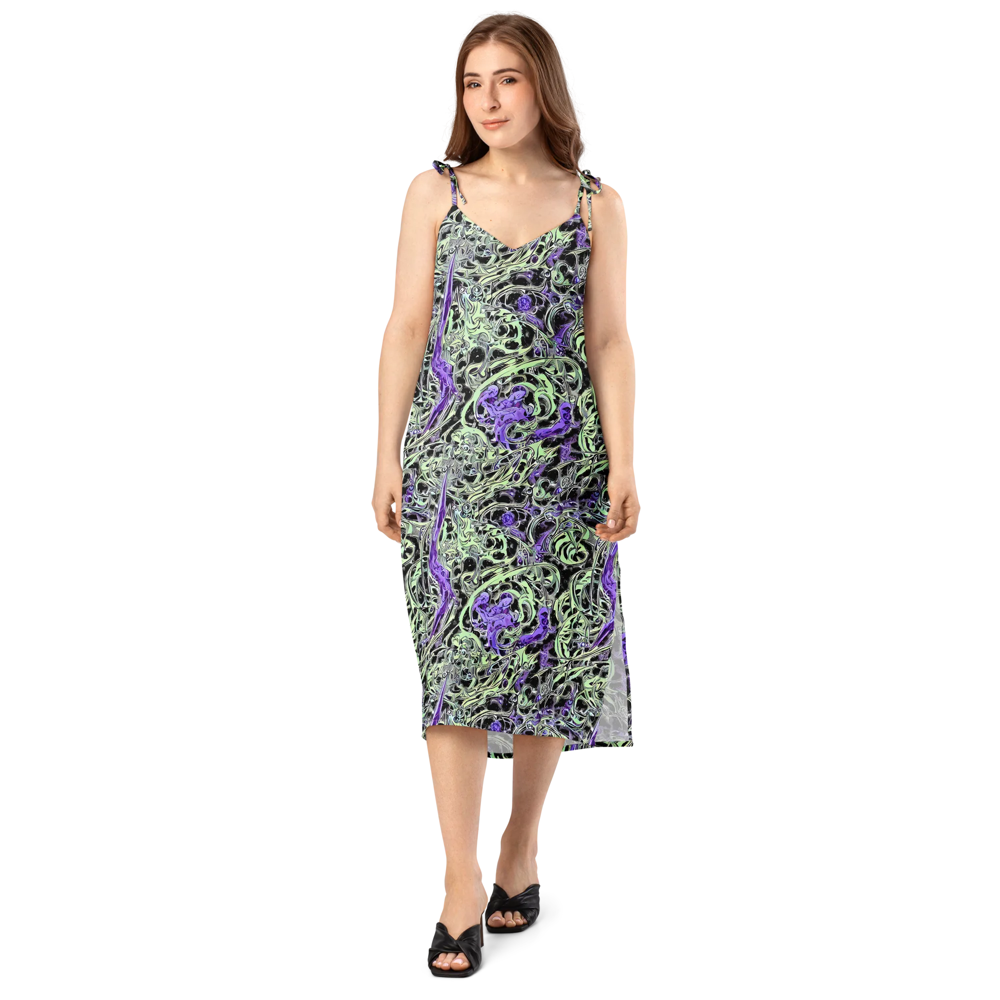 Psychic Vortex on Slip Dress — Front