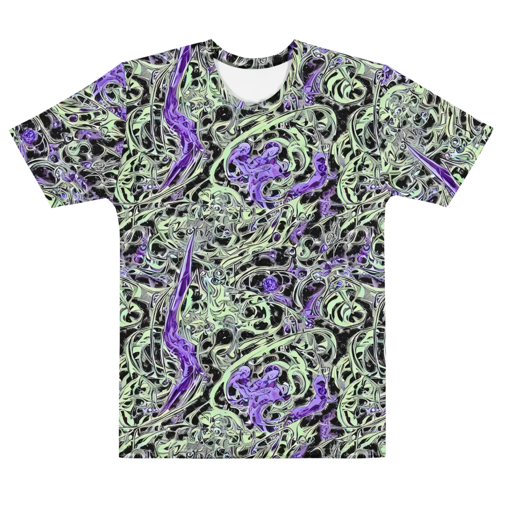 Psychic Vortex on Men's Cotton Crew Neck T-Shirt — Front