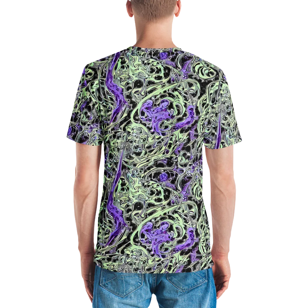 Psychic Vortex on Men's Crew Neck T-Shirt — Back