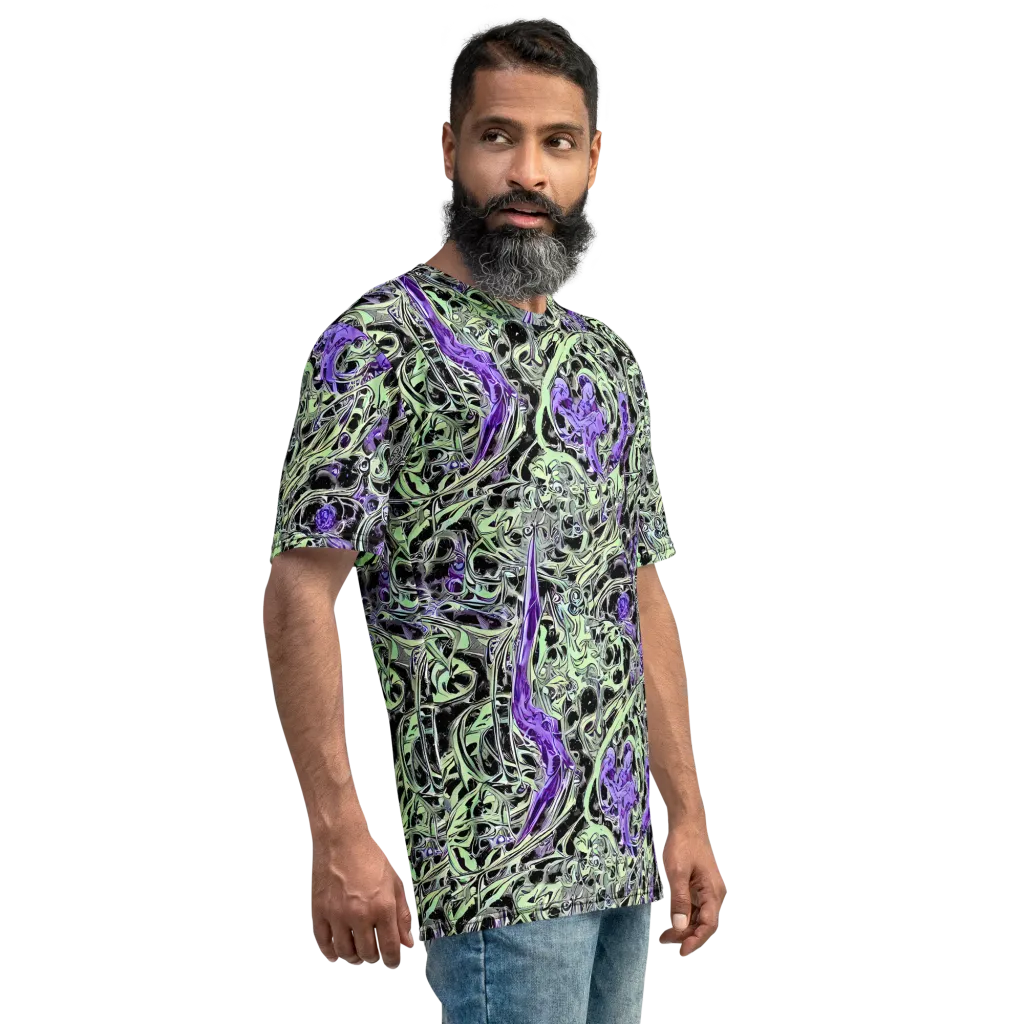Psychic Vortex on Men's Crew Neck T-Shirt — Right