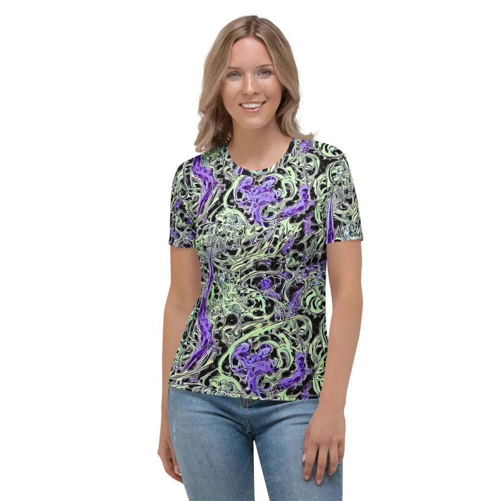 Psychic Vortex on Women's Crew Neck T-Shirt — Front