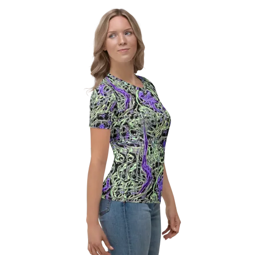 Psychic Vortex on a Women's Crew Neck T-Shirt
