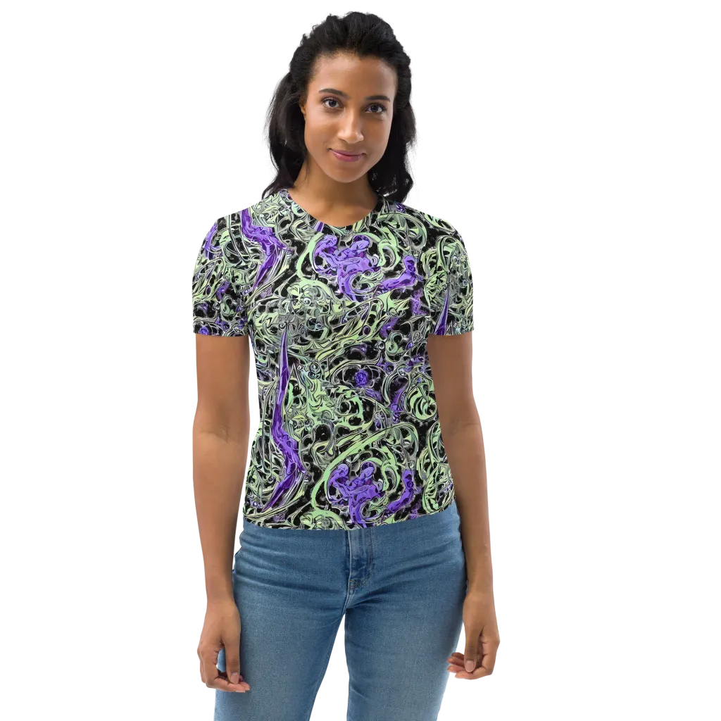 Psychic Vortex on Women's Crew Neck T-Shirt — Front
