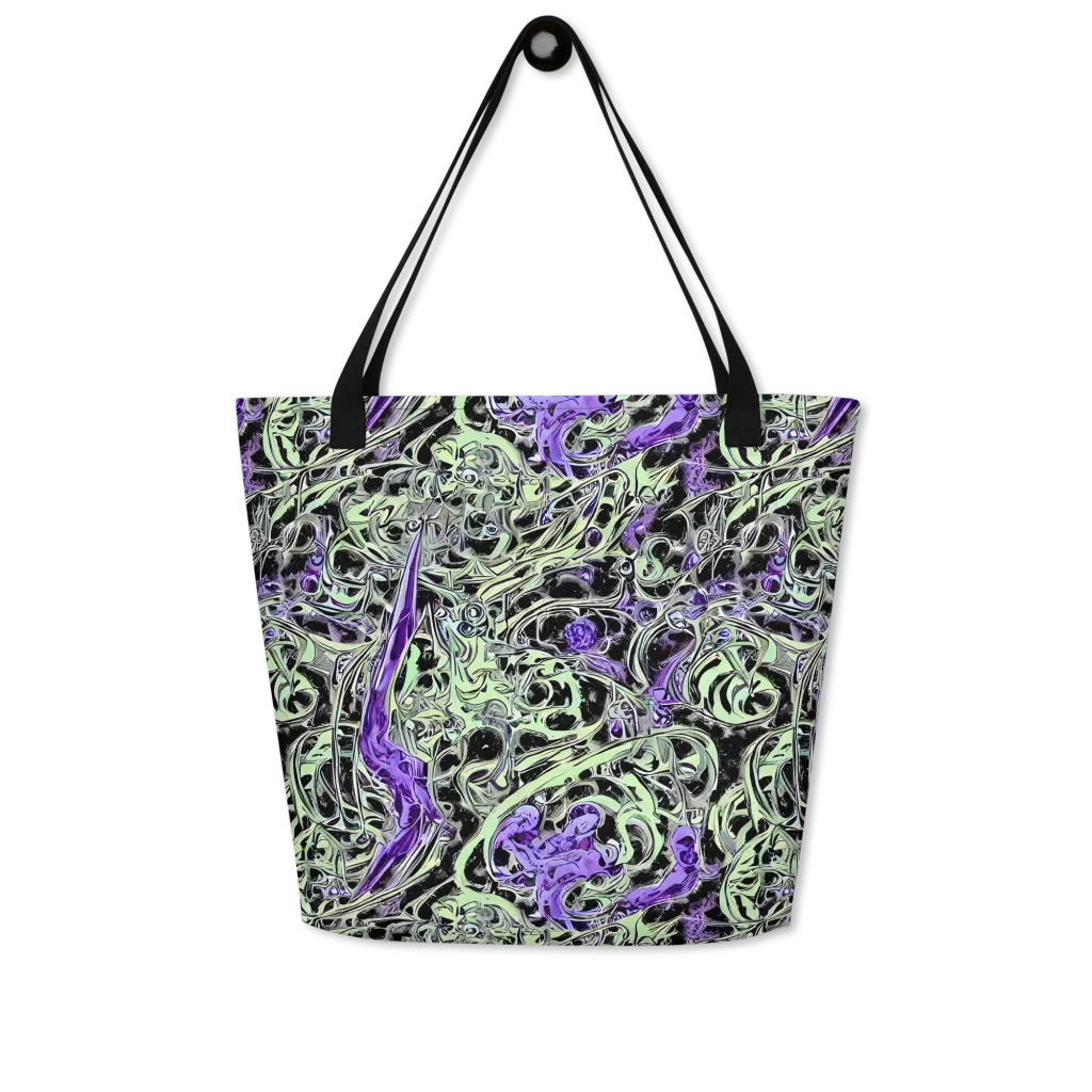 Psychic Vortex on Large Tote Bag W/ Pocket — Front