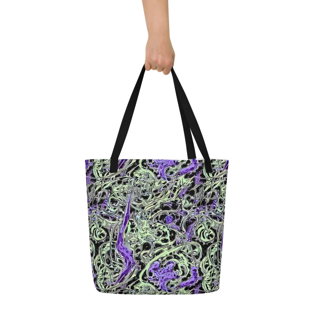 Psychic Vortex on Large Tote Bag W/ Pocket — Front