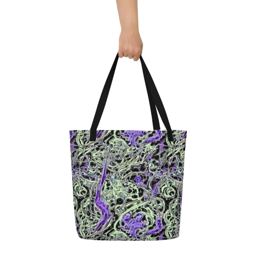 Psychic Vortex on a Large Tote Bag W/ Pocket