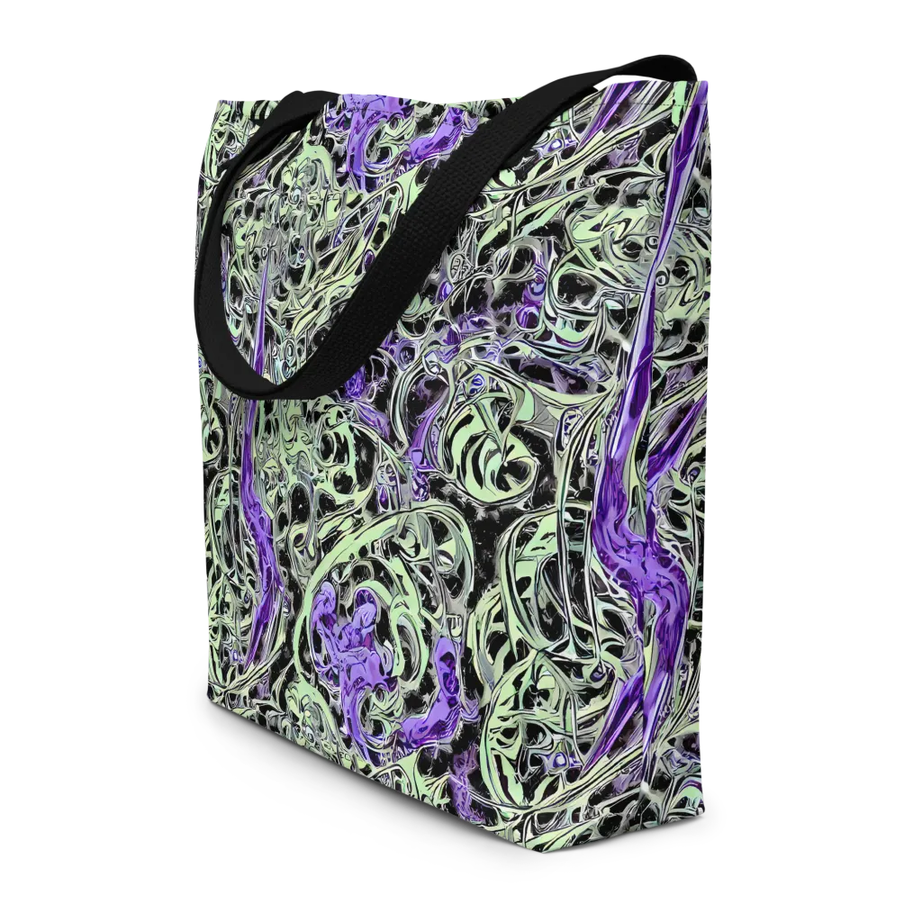 Psychic Vortex on Large Tote Bag W/ Pocket — Front