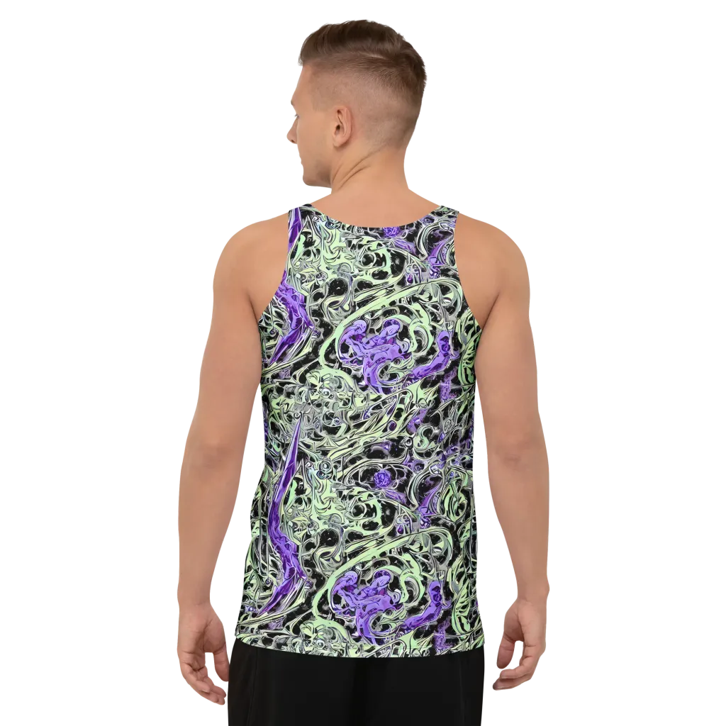 Psychic Vortex on Men's Tank Top — Back