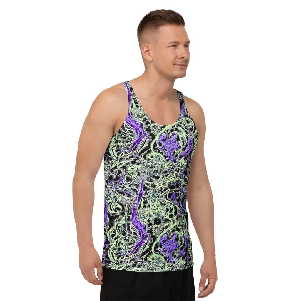 Psychic Vortex on Men's Tank Top — Right Front