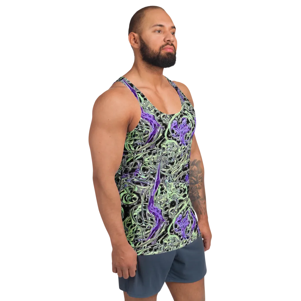 Psychic Vortex on Men's Tank Top — Right Front