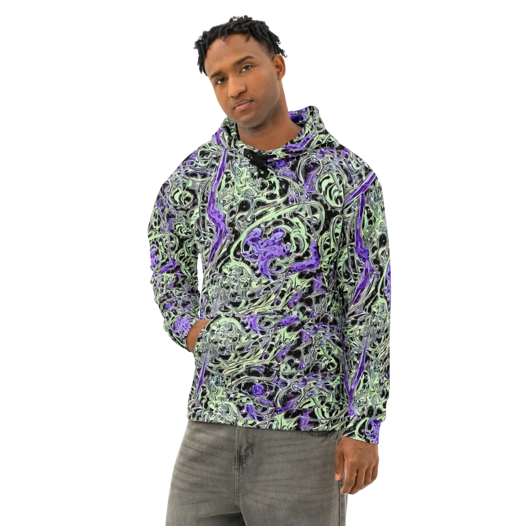 Psychic Vortex on Cotton Hoodie — Left Front
