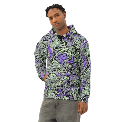 Psychic Vortex on a Cotton Hoodie