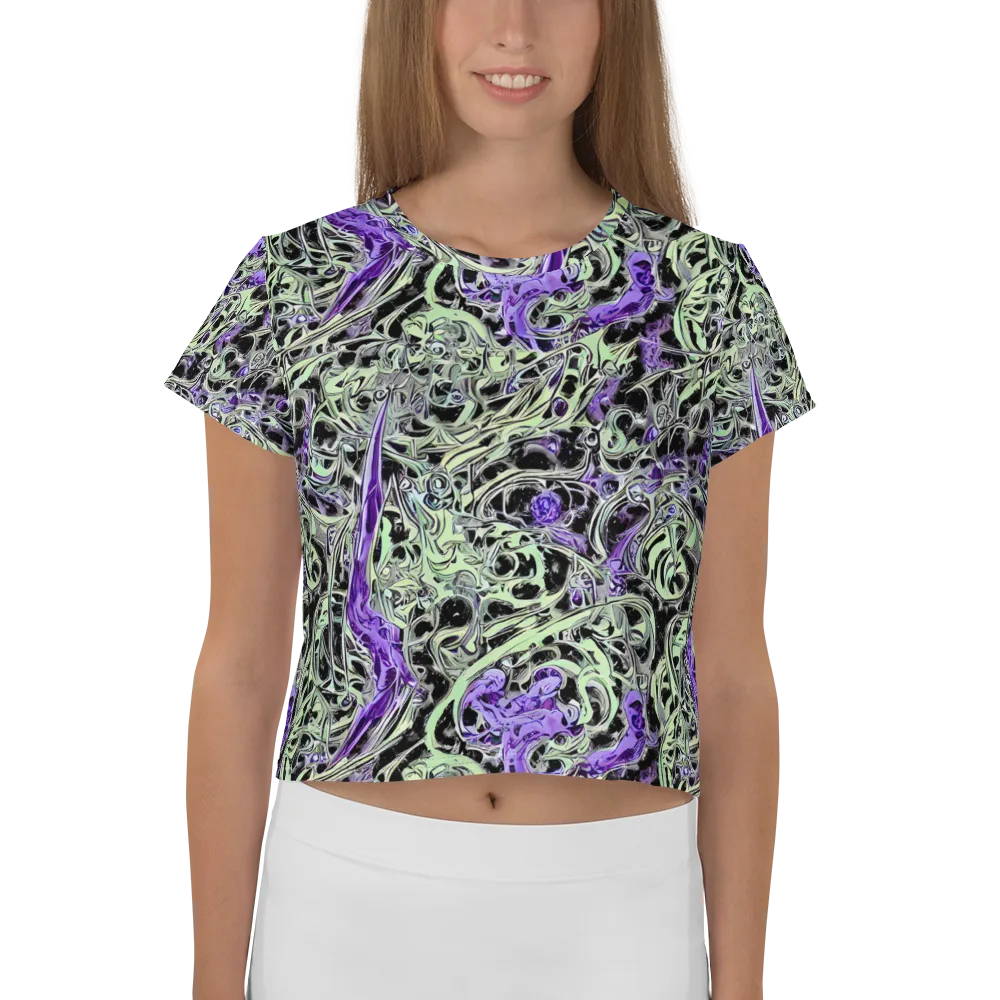 Psychic Vortex on Crop Tee — Front