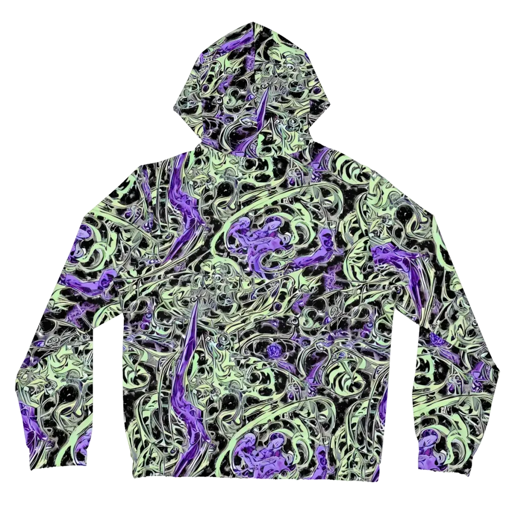 Psychic Vortex on Women's Full-Zip Hoodie — Back