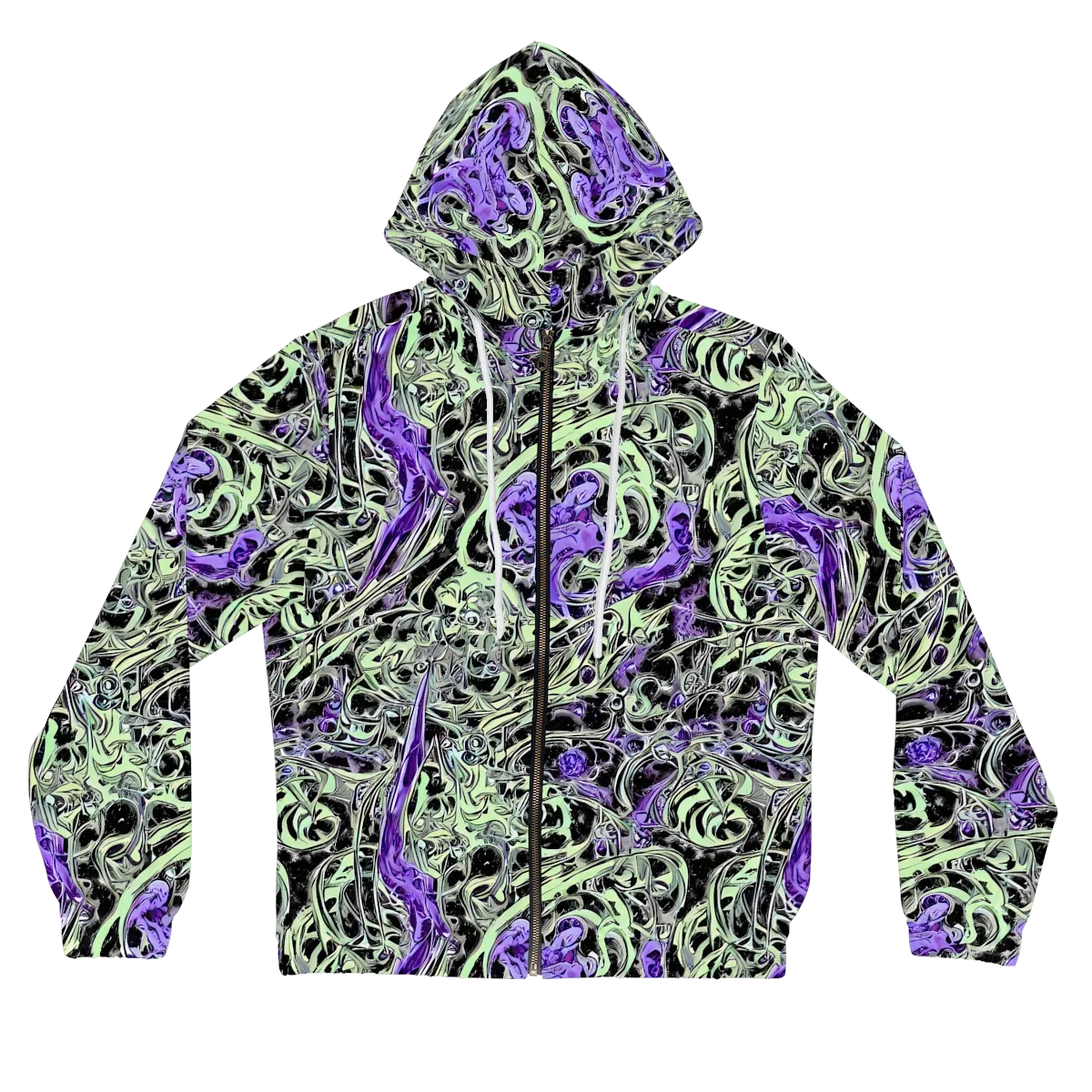 Psychic Vortex on Women's Full-Zip Hoodie — Front