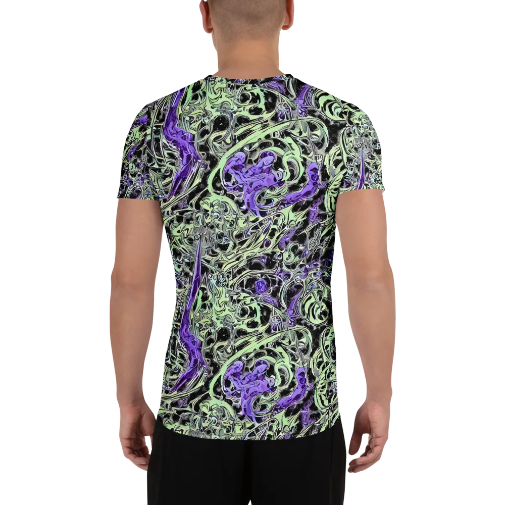 Psychic Vortex on Men's Athletic T-Shirt — Back