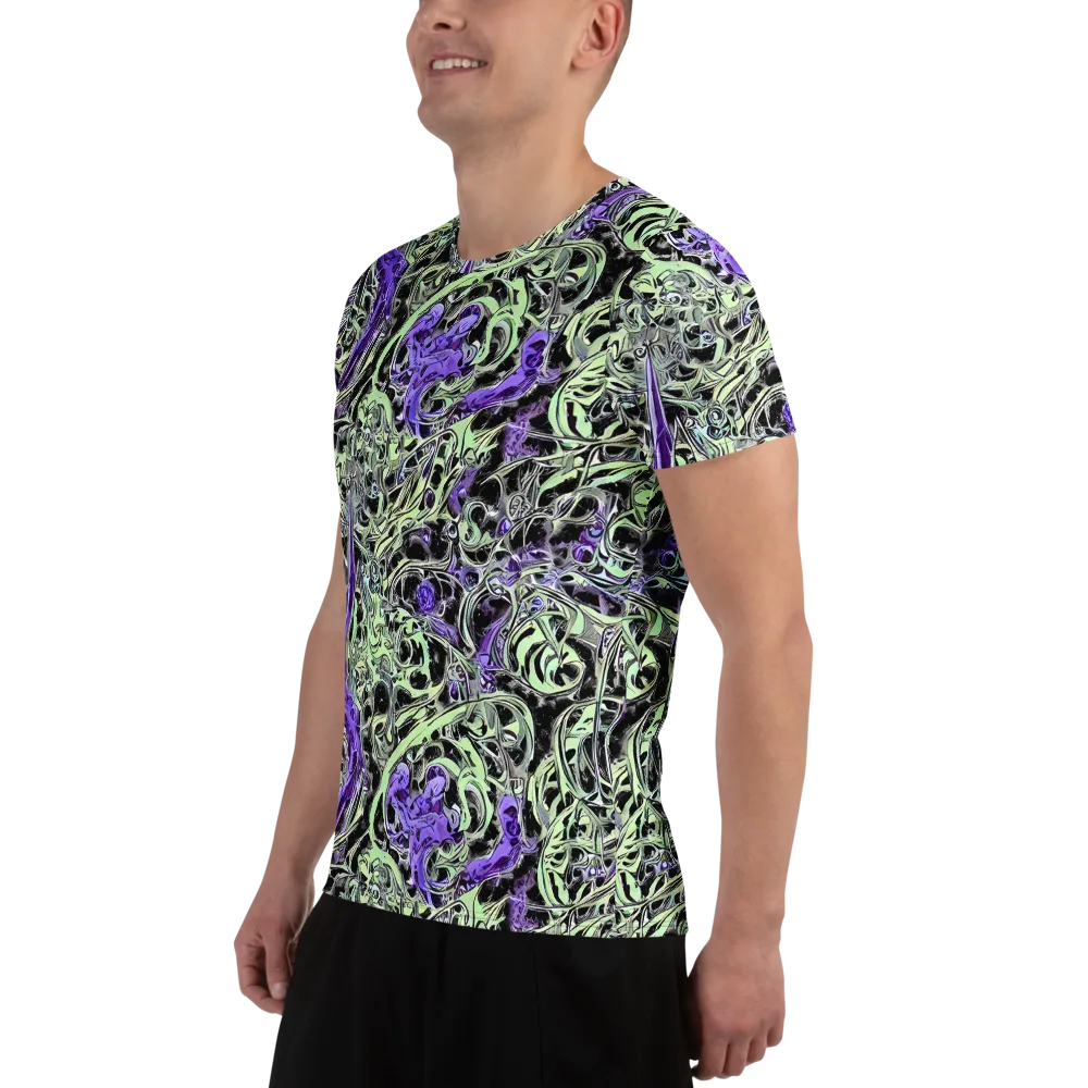Psychic Vortex on Men's Athletic T-Shirt — Left