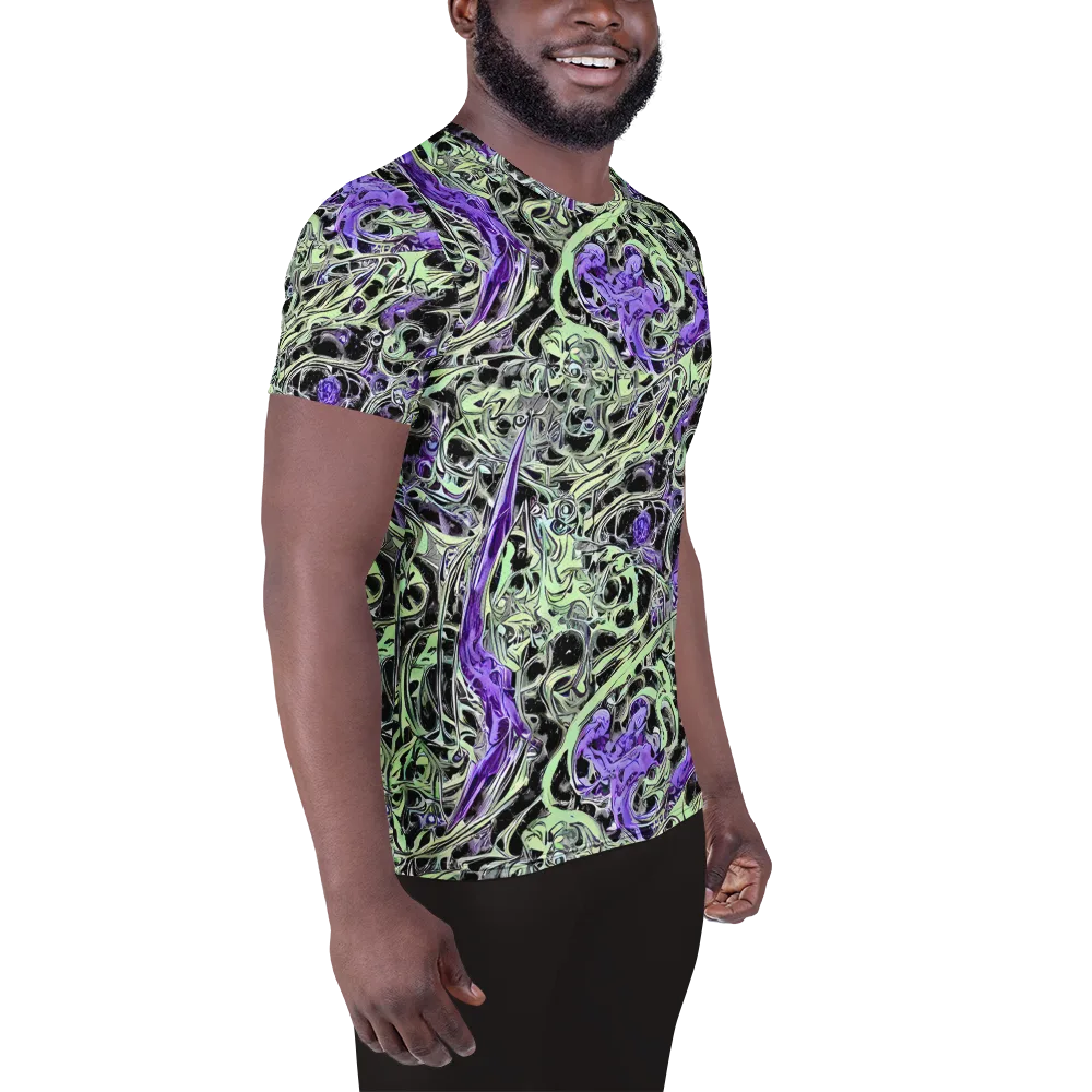 Psychic Vortex on Men's Athletic T-Shirt — Right