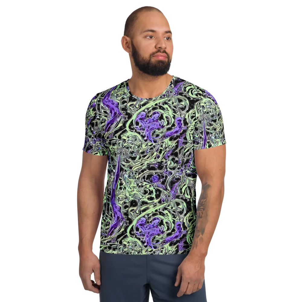 Psychic Vortex on Men's Athletic T-Shirt — Front