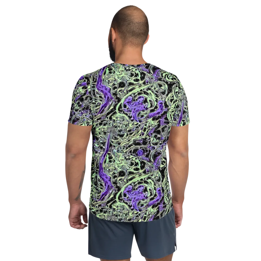 Psychic Vortex on Men's Athletic T-Shirt — Back