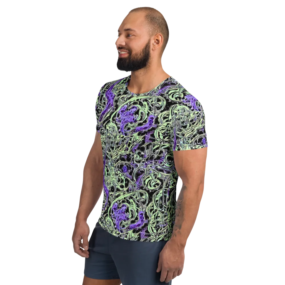 Psychic Vortex on Men's Athletic T-Shirt — Left