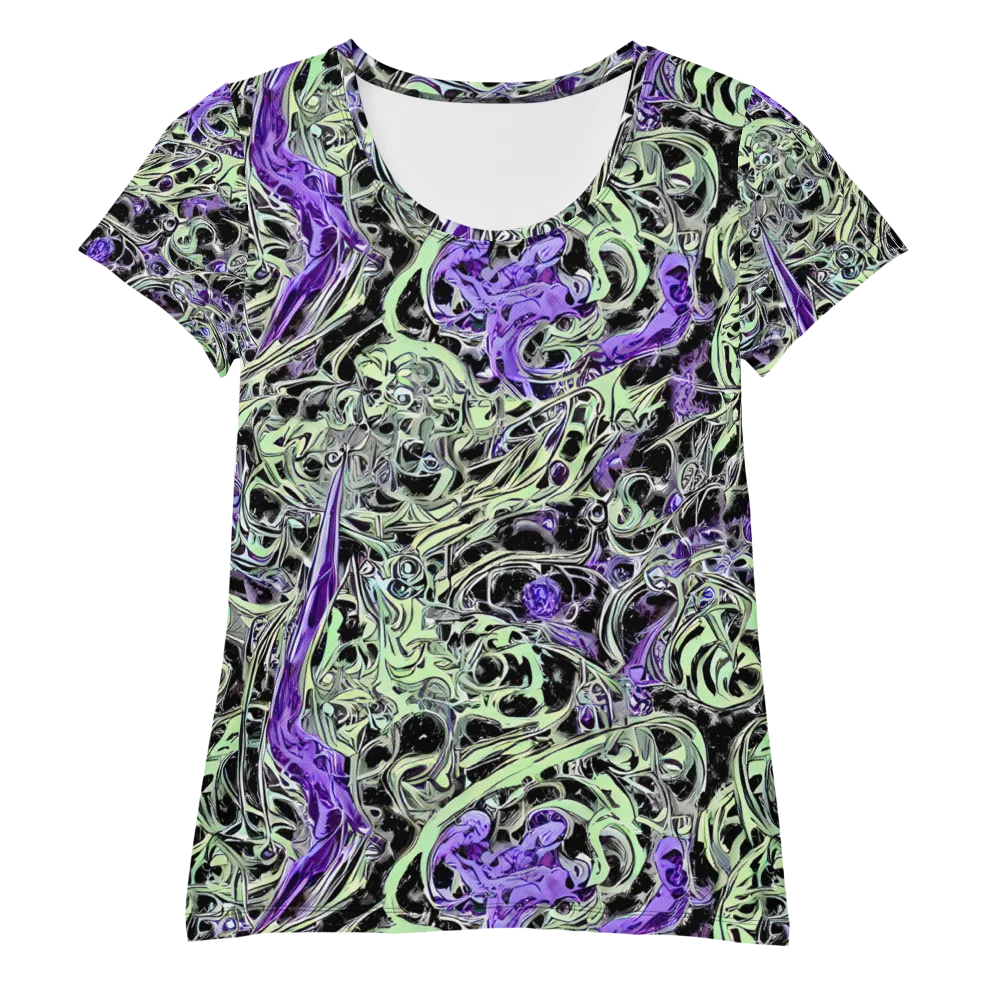 Psychic Vortex on Women's Athletic T-Shirt — Front