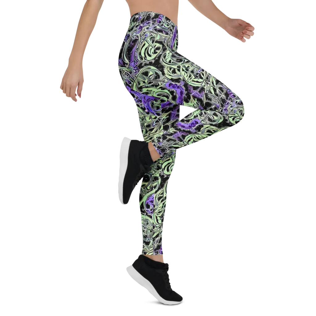 Psychic Vortex on Leggings — Right