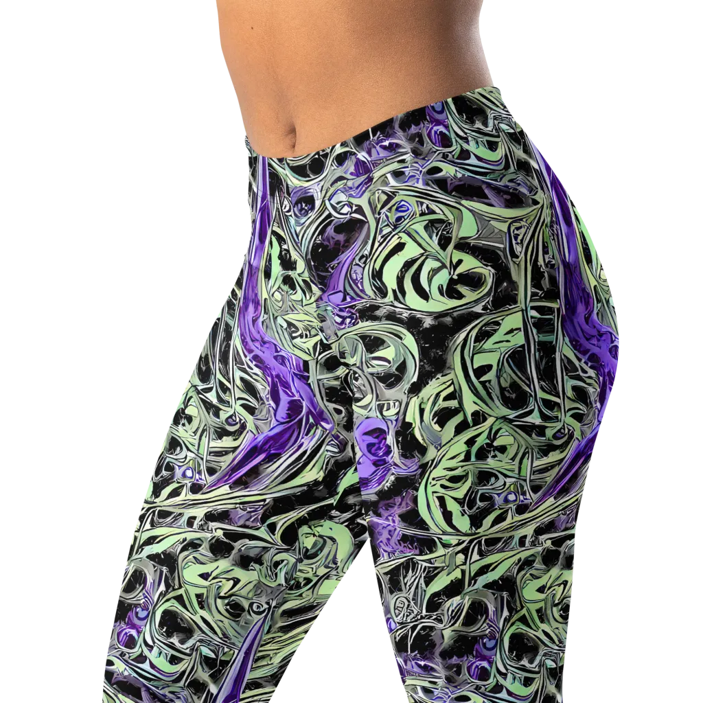 Psychic Vortex on Leggings — Left Front
