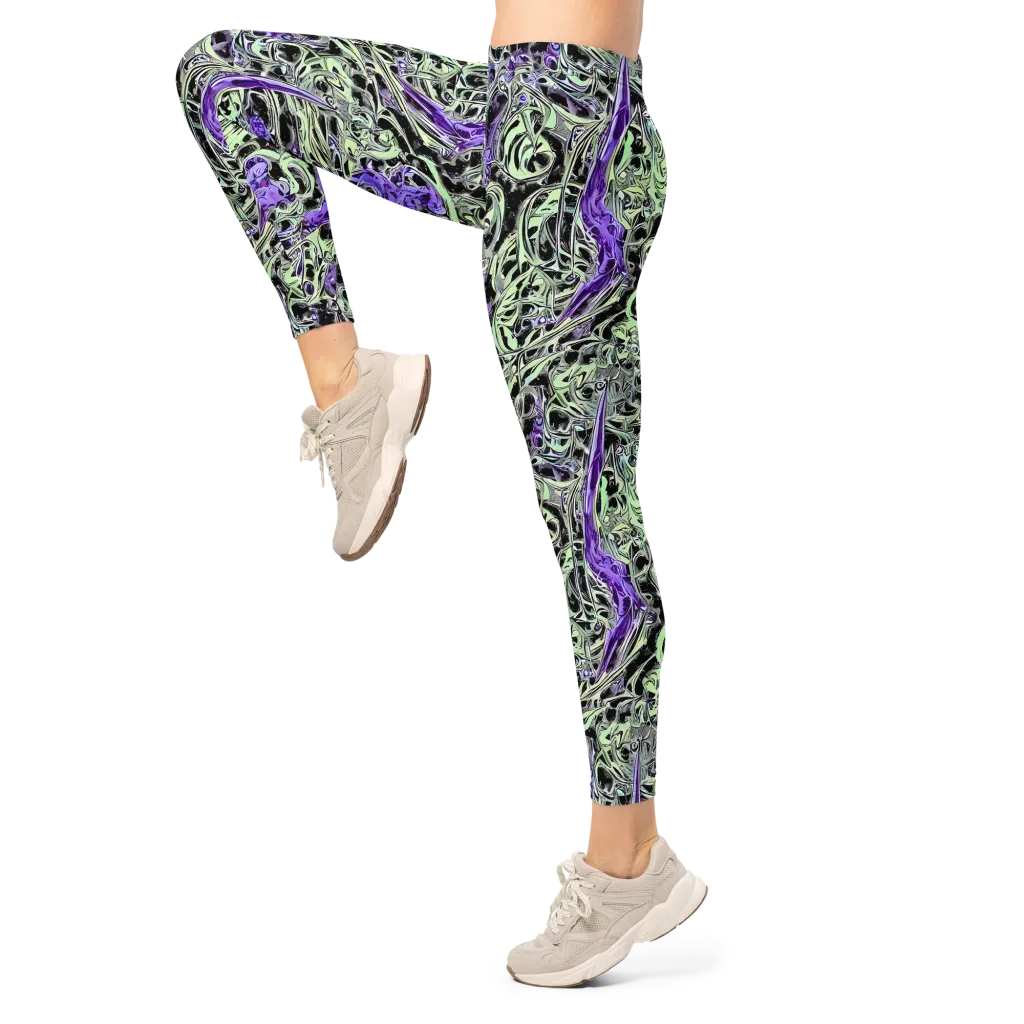 Psychic Vortex on Leggings — Left