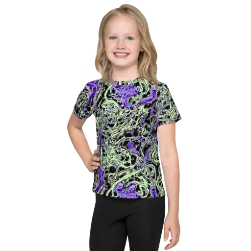 Psychic Vortex on a Kids Crew Neck T-Shirt