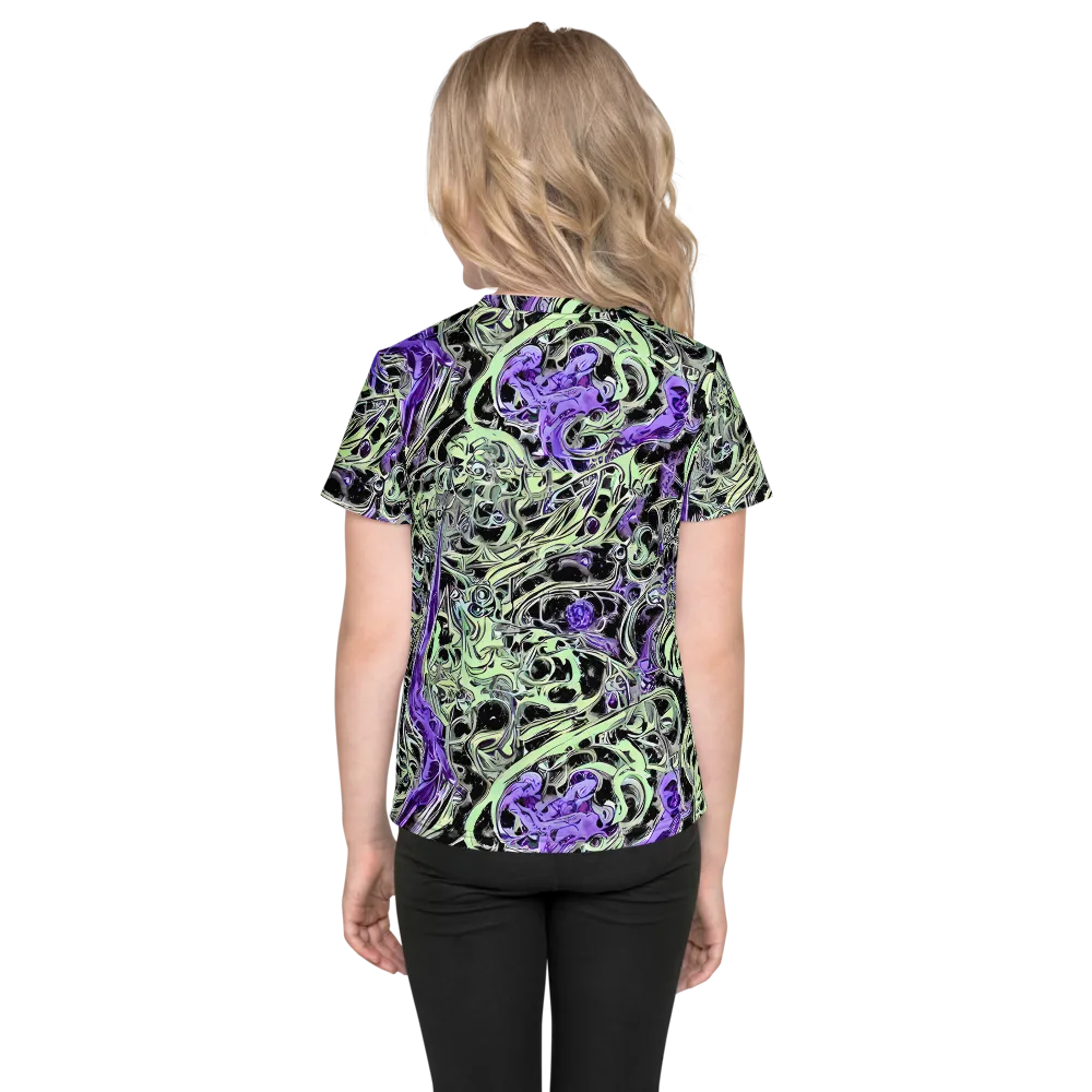 Psychic Vortex on Kids Crew Neck T-Shirt — Back