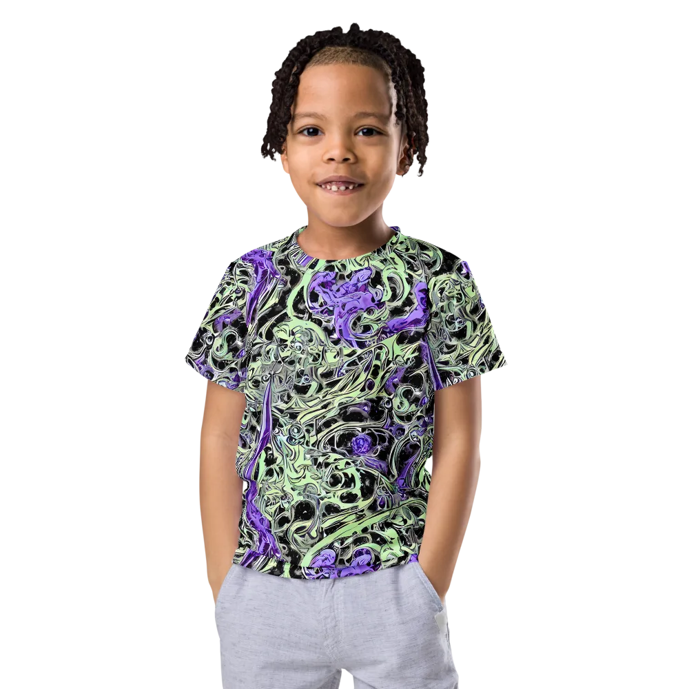 Psychic Vortex on Kids Crew Neck T-Shirt — Front