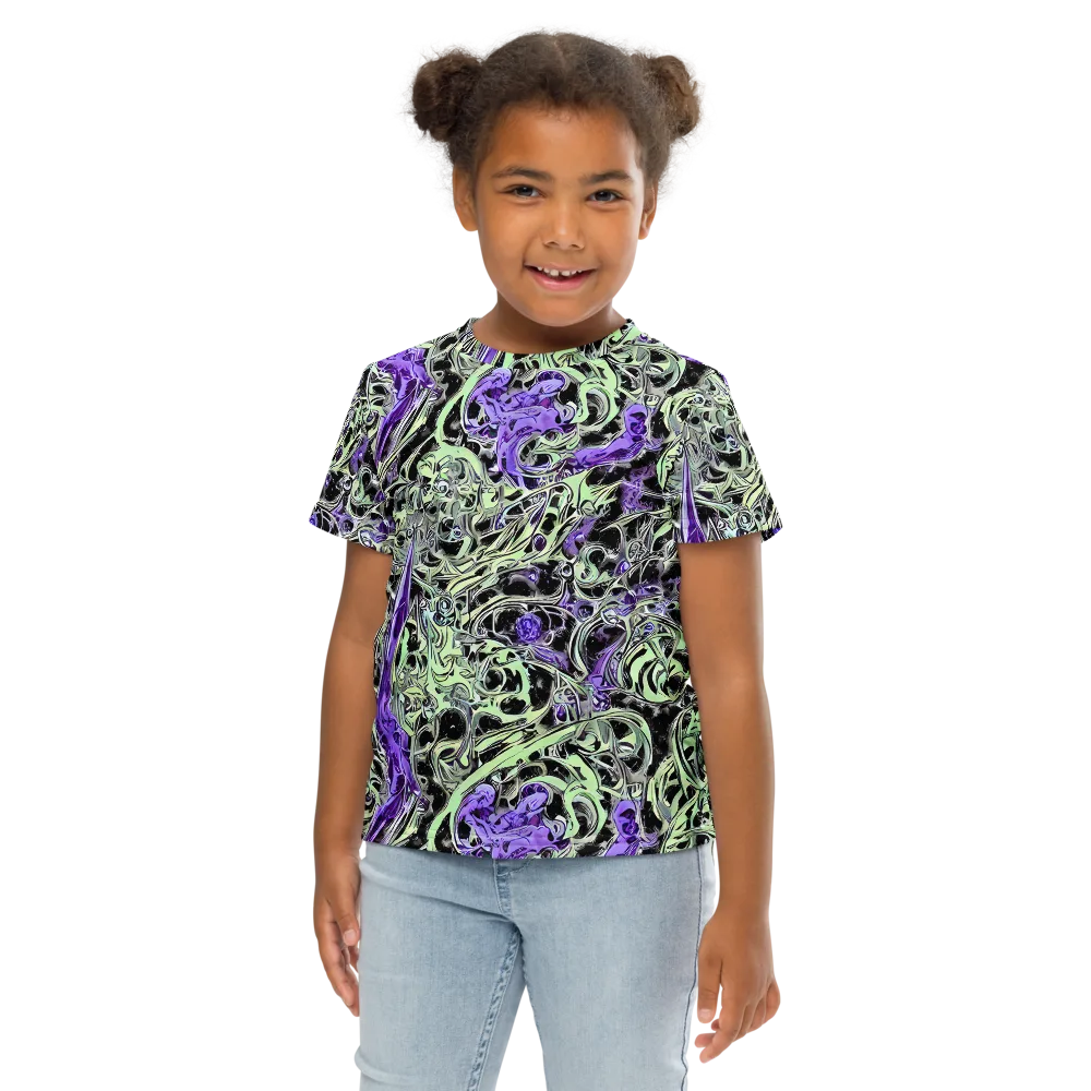 Psychic Vortex on Kids Crew Neck T-Shirt — Front