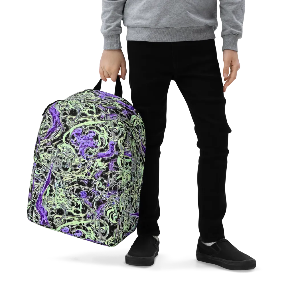 Psychic Vortex on Minimalist Backpack — Zoomed-in