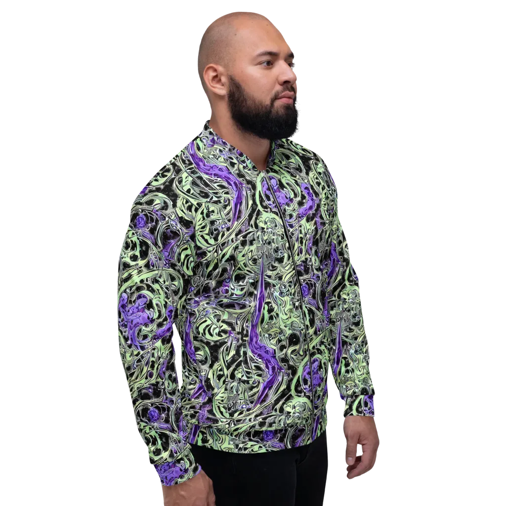 Psychic Vortex on Bomber Jacket — Right